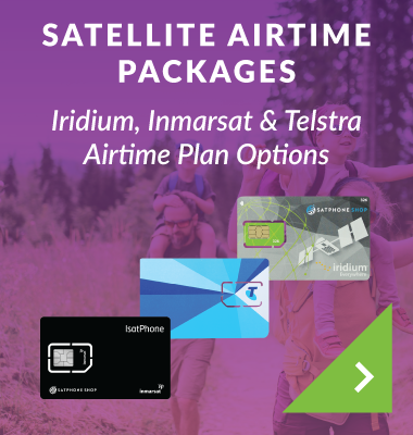 Satellite Airtime Packages Telstra or Iridium Pre Paid & Post Paid airtime available
